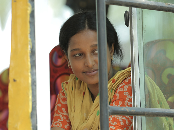 Image from the film Rickshaw Girl